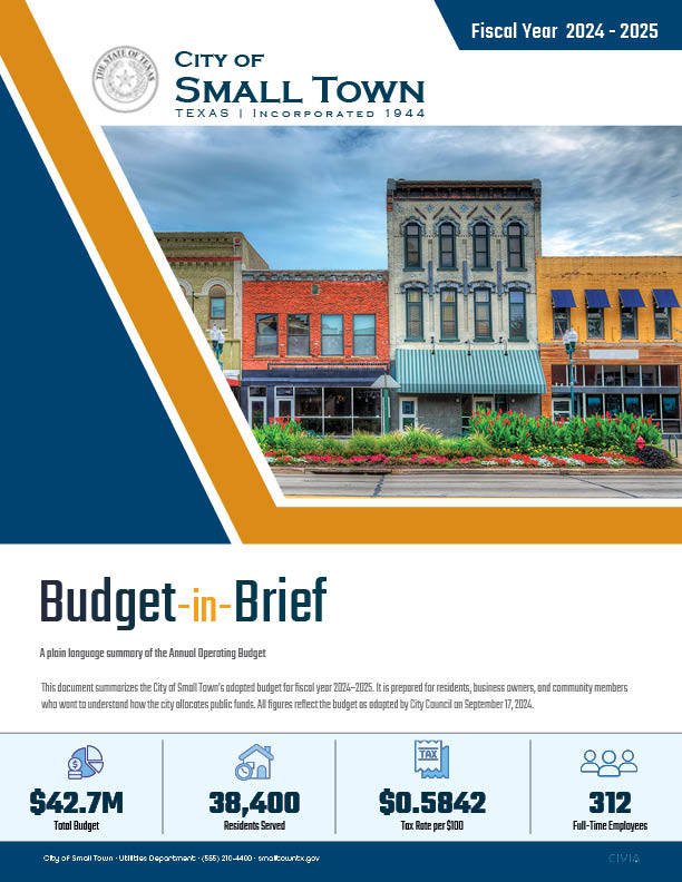 Budget-in-Brief cover